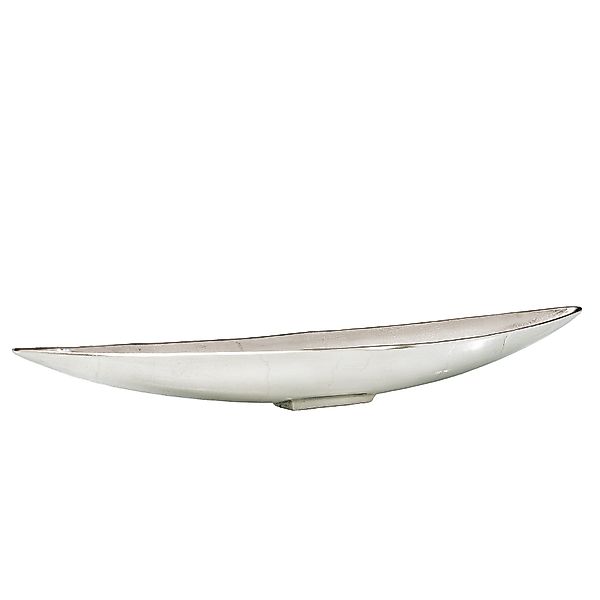riess-ambiente Dekoschale SILVER LEAF 80cm silber günstig online kaufen