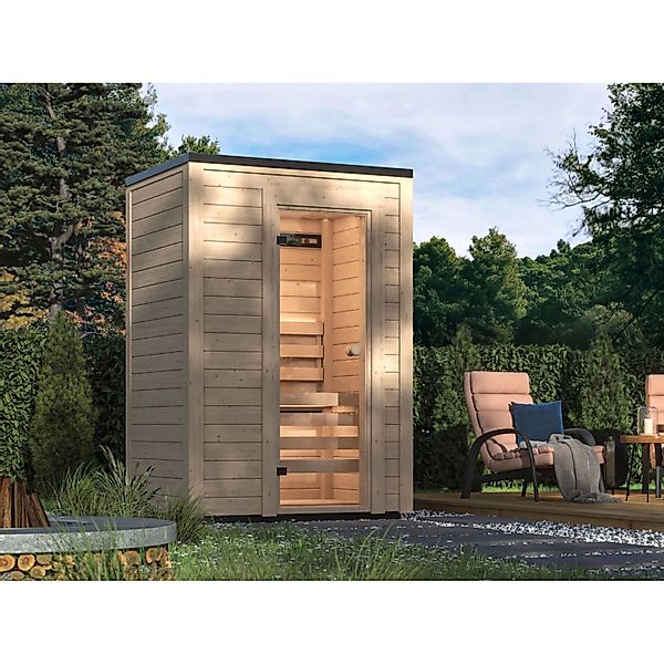 Fjordholz Mini Saunahaus Modell Timo 40 günstig online kaufen