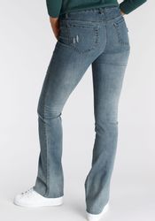 Arizona Bootcut-Jeans Ultra-Stretch ausgestellte Beinform, modischer günstig online kaufen