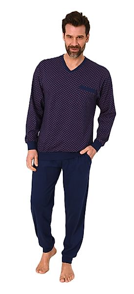 Normann Pyjama Normann Herren Schlafanzug langarm günstig online kaufen