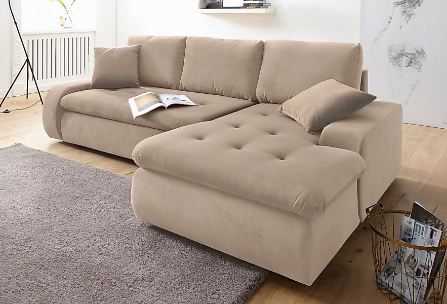 TRENDMANUFAKTUR Ecksofa »Indie II, tolle Detailverarbeitung, bequem und kom günstig online kaufen