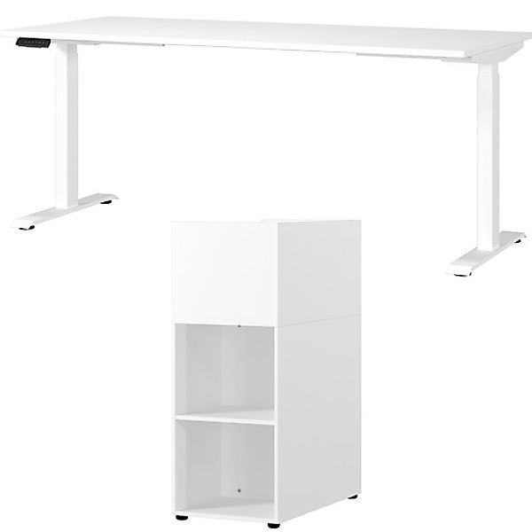 GERMANIA Büromöbel-Set »Mailand« 2 Stk. tlg. inkl. Schreibtisch und Raumtei günstig online kaufen