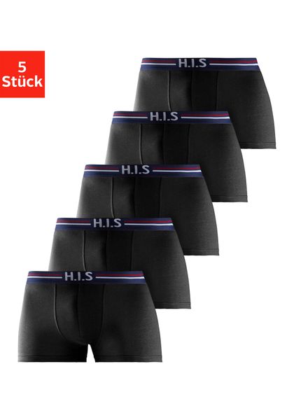 H.I.S Boxer "Boxershorts für Herren" Packung, 5 Stk. tlg., mit Streifen und günstig online kaufen