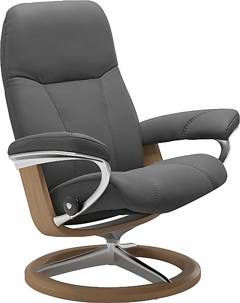 Stressless "Consul" mit Signature Base, Größe L, Gestell Eiche günstig online kaufen