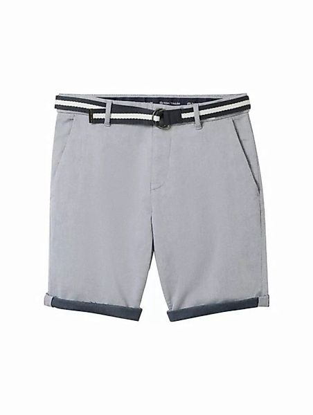 TOM TAILOR Stoffhose slim chino shorts with belt günstig online kaufen