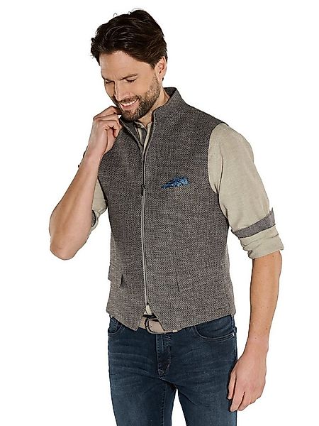 Engbers Anzugweste engbers Herren Sakko-Weste regular, Dunkelbraun günstig online kaufen