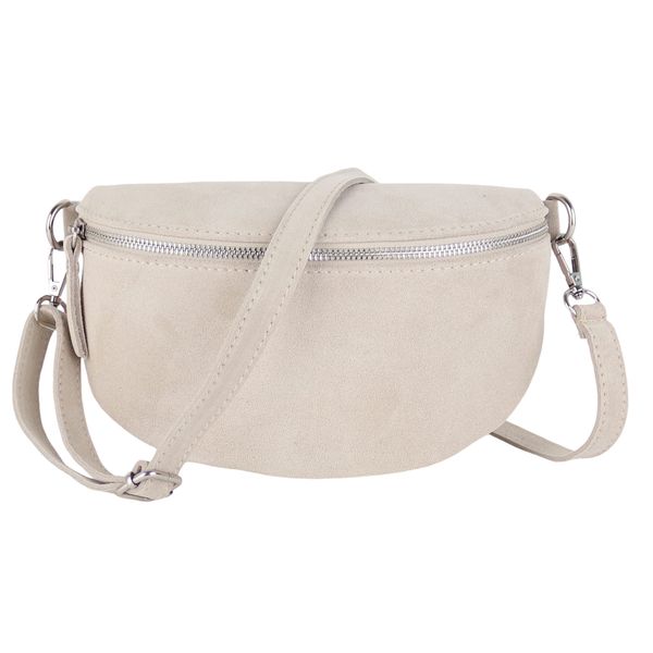 MIRROSI Bauchtasche Damen, Veloursleder, Made in günstig online kaufen