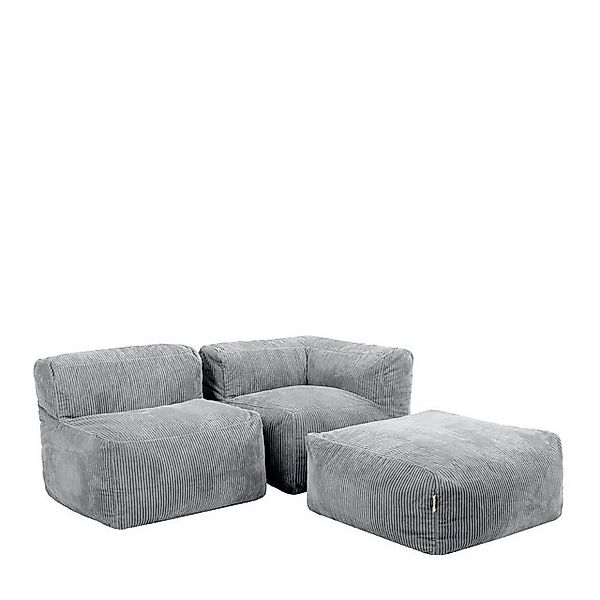 icon Sofa Modulares Ecksofa aus Kunstfell Flauschig „Zen“, Schaumstoff Füll günstig online kaufen