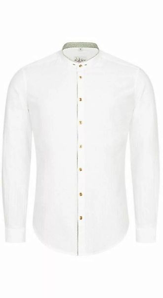 Nübler Trachtenhemd Trachtenhemd Langarm Pino in Weiß Grün von Nübler günstig online kaufen