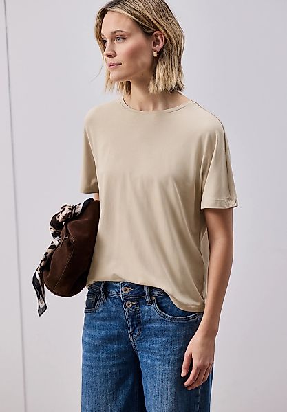 STREET ONE T-Shirt Rundhalsausschnitt günstig online kaufen