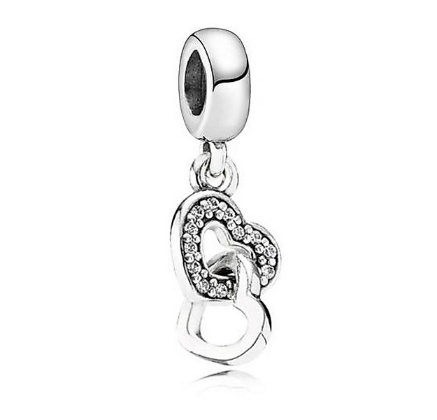 PANDACHARMS Bead Dein Herz immer bei mir Anhänger für Charm Armband, Silber günstig online kaufen