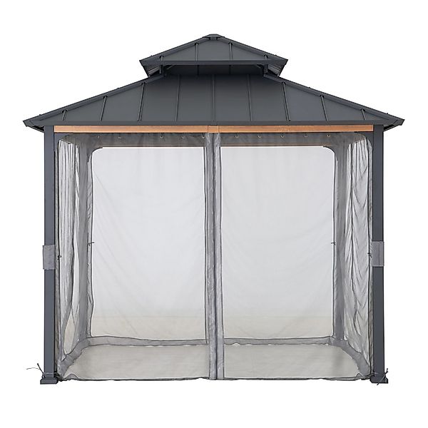 Sunjoy Netz für Zedernholz Gazebo 300 cm x 300 cm günstig online kaufen