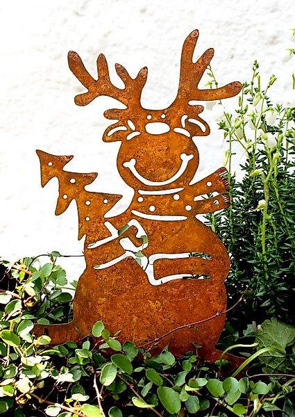 LB H&F Lilienburg Gartenstecker Gartenstecker Elch Beetstecker Hirsch Rostd günstig online kaufen