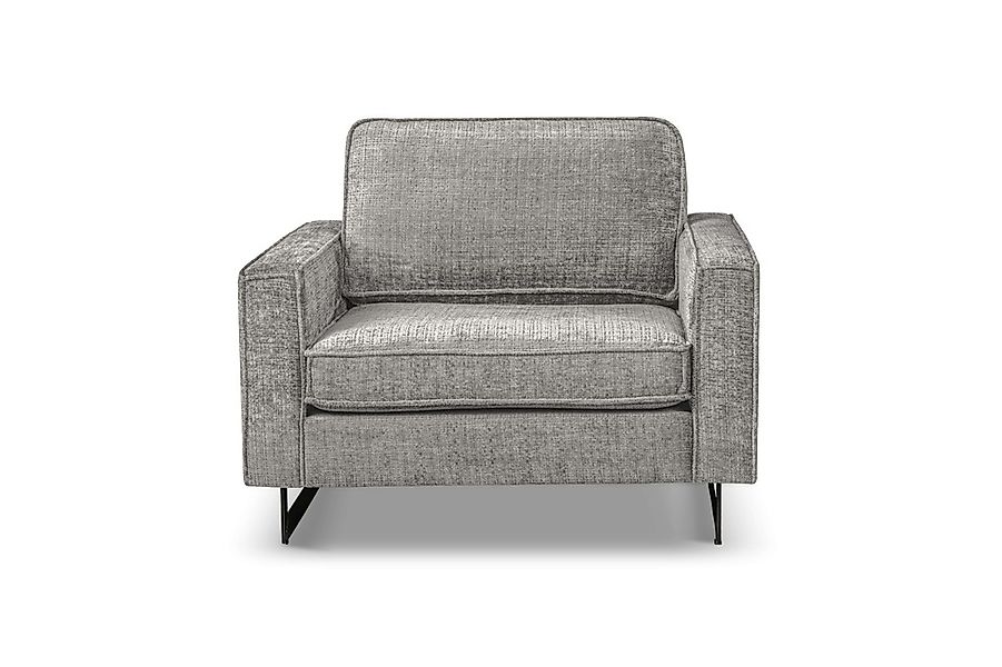 Home affaire Loveseat "Pinto 105 cm, Cord, Chenille, Lederoptik" mit Keder, günstig online kaufen