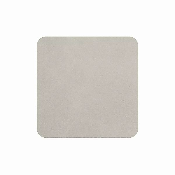 ASA Untersetzer Untersetzer soft leather limestone 10 x 10 cm Set4 (grau) günstig online kaufen