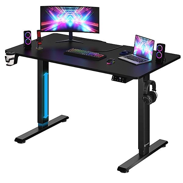 Casaria Schreibtisch, Elektrisch LCD- Display 73-118cm günstig online kaufen