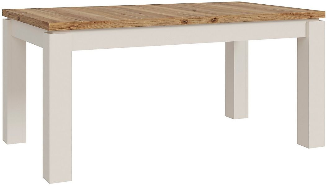 FORTE Esstisch Oak Squere, Ausziehbarer Esstisch, zweifarbig, Montage günstig online kaufen