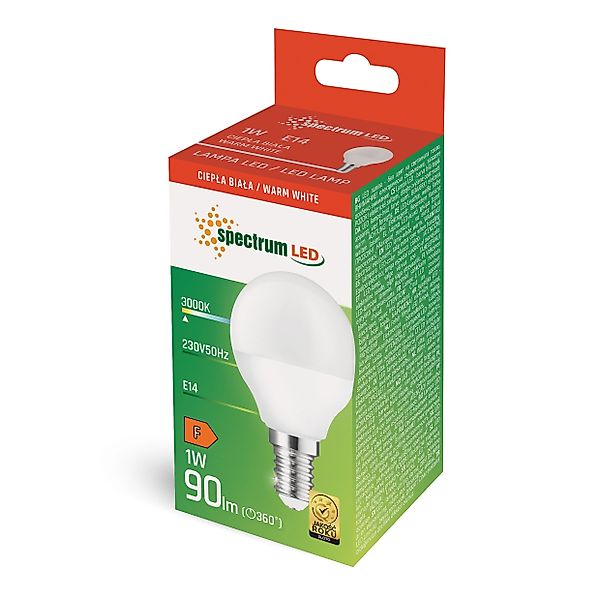 Spectrum LED-Leuchtmittel Spectrum LED E14 G45 günstig online kaufen