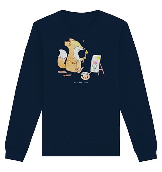 Mr. & Mrs. Panda Longpullover Fuchs Malen Größe XL - French Navy - Geschenk günstig online kaufen