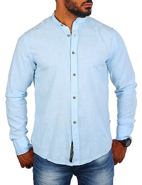 CARISMA Langarmhemd Herren Leinen Baumwoll Mix Hemd 8389 Regular Langarm St günstig online kaufen