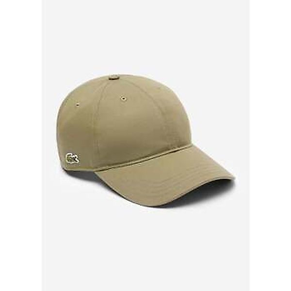 Lacoste  Schirmmütze cotton cap side logo - khaki günstig online kaufen