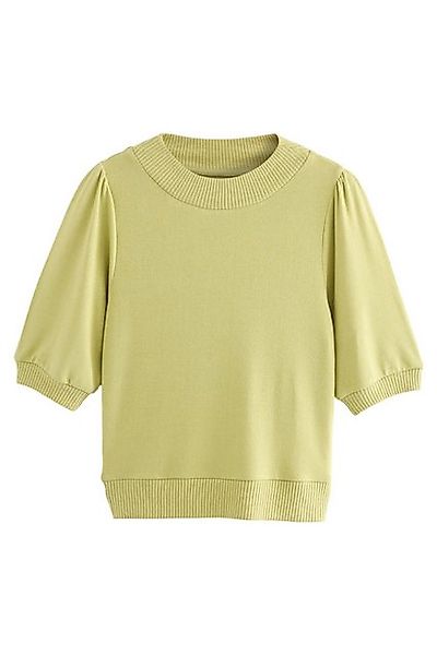 Next Kurzarmpullover Kurzärmeliges Top mit Rundhalsausschnitt günstig online kaufen