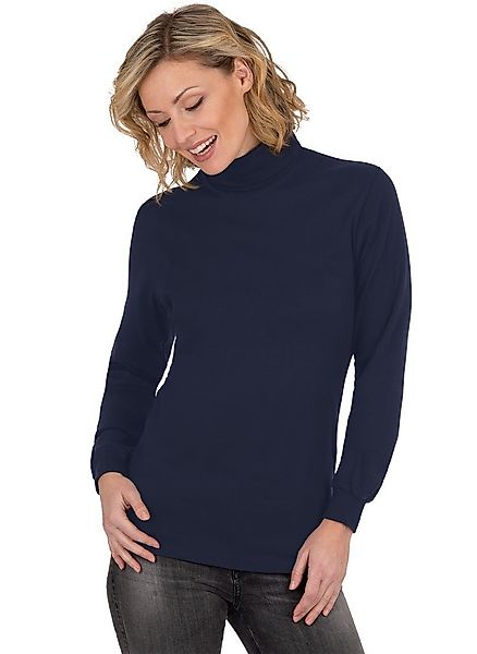 Trigema Rollkragenshirt TRIGEMA Langarm Ski- und günstig online kaufen