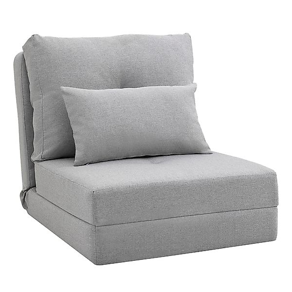 HOMCOM Schlafsofa mit verstellbarer Rückenlehne, Zierkissen, Bodensofa günstig online kaufen