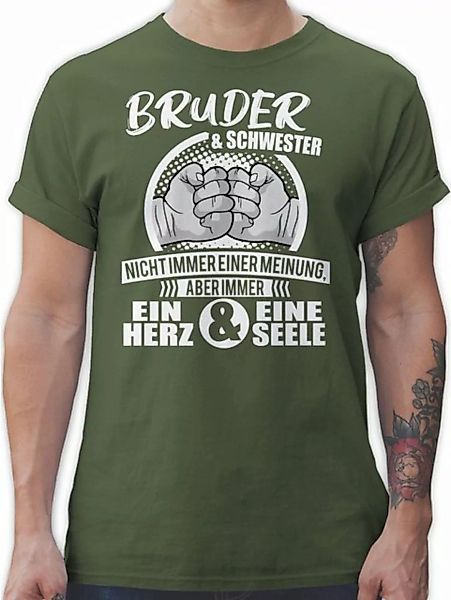 Shirtracer T-Shirt Bruder & Schwester Immer ein Herz & eine Seele Familie günstig online kaufen