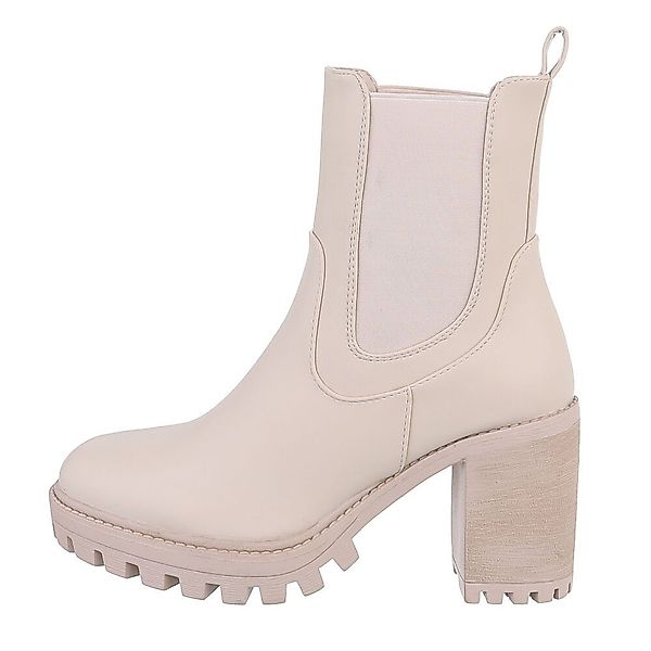 Ital-Design Damen Elegant Plateaustiefelette (84338099) Blockabsatz günstig online kaufen