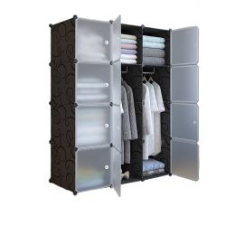GarveeMore Kleiderschrank DIY Kombischrank Steckregal modularer günstig online kaufen