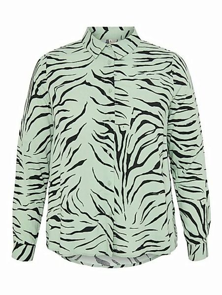 ONLY CARMAKOMA Blusenshirt Zebra Animal Hemd Bluse Plus Size Übergrößen Shi günstig online kaufen
