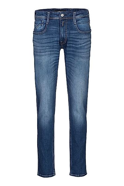 Replay 5-Pocket-Jeans ANBASS - 10.5 OZ DARK INDIGO SUPER STRETCH DENIM günstig online kaufen