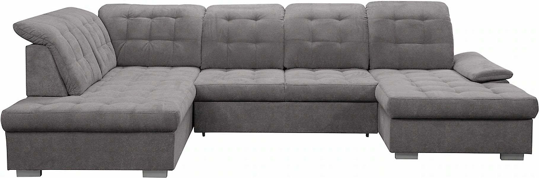 WERK2 Wohnlandschaft "Kordula-New Multifunktion Couch, Breite 332cm, U-Form günstig online kaufen