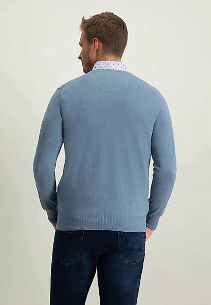State Of Art Pullover mit V-Ausschnitt Hellblau - Größe 3XL günstig online kaufen