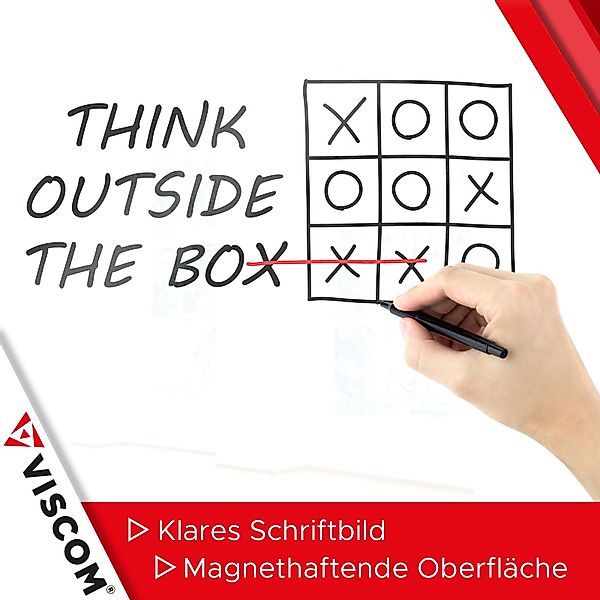 Viscom Magnettafel MIO, Glas-Magnettafel - beschreibbar günstig online kaufen