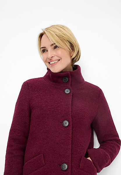 Fuchs Schmitt Wollmantel Wollmantel Mit Rundhalsausschnitt günstig online kaufen