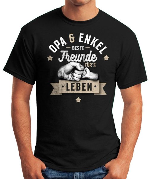 MoonWorks Print-Shirt Herren T-Shirt Opa & günstig online kaufen