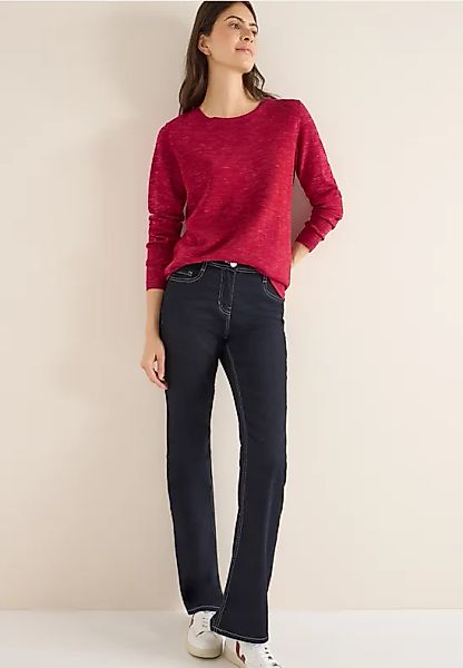 Rundhals Strukturpullover günstig online kaufen