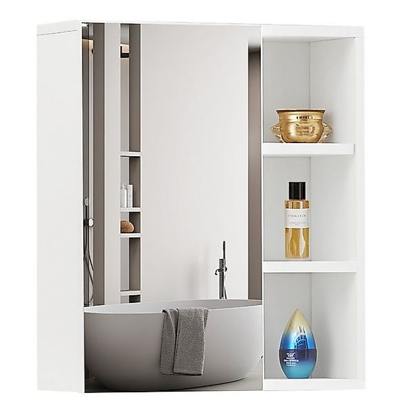 Ofcasa Badezimmerspiegelschrank Wandschrank (1er Set) 45x17x52cm günstig online kaufen