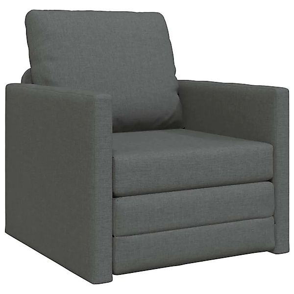 vidaXL Schlafsofa Dunkelgrau 74 x 77 x 81 cm Stoff 4106622 günstig online kaufen
