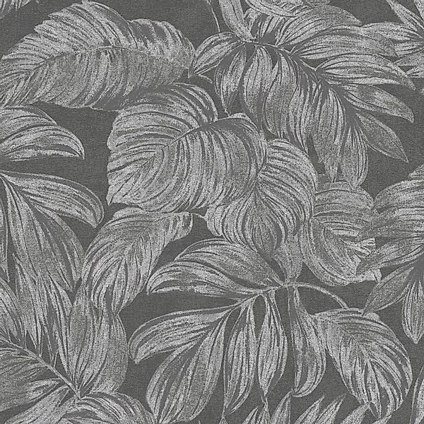 PROFHOME 393404-GU Natur Tapete Floral metallische Akzente Grau Silber 0,53 günstig online kaufen