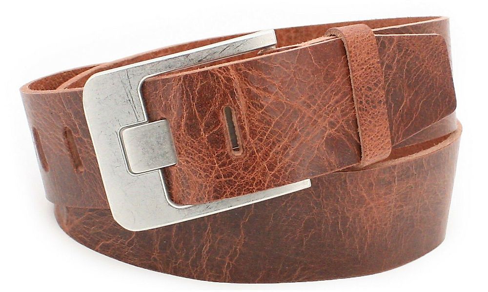 COLOGNEBELT Ledergürtel OM61-RL-Dunkelbraun MADE IN GERMANY, günstig online kaufen