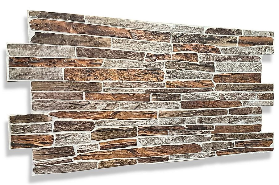 IKHEMalarka 3D Wandpaneel PVC 3D Paneele Stein Optik Wandverkleidung, BxL: günstig online kaufen