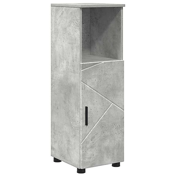 vidaXL Badezimmerspiegelschrank Badezimmer Schrank Betongrau 30 günstig online kaufen