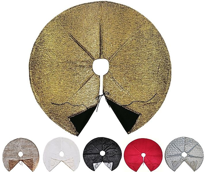 JACK Weihnachtsbaumdecke Kuschlige Christbaumdecke Rund Ø 120cm Weihnachtsb günstig online kaufen