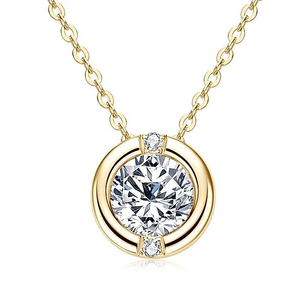 ROUGEMONT Kette mit Anhänger Elegante Moissanit günstig online kaufen