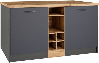 KOCHSTATION Kücheninsel KS-Milan, Stellmaß 153/100 cm, günstig online kaufen