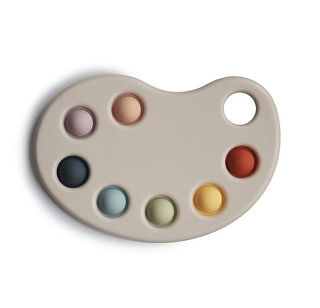 Mushie Greifling Press Play Farbpalette Drückspielzeug 10m+ günstig online kaufen