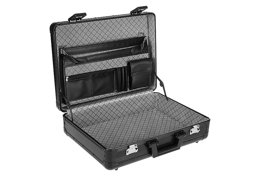 anndora Koffer Aktenkoffer schwarz - TSA Schlösser, verstärkte Ecken aus Me günstig online kaufen